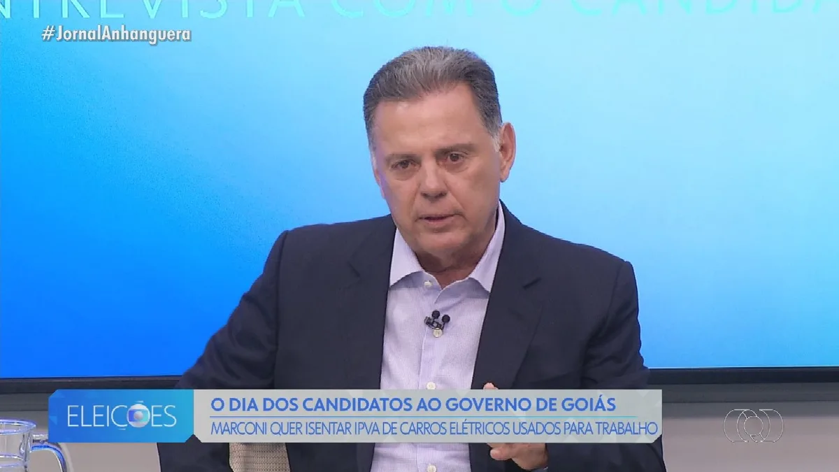 Marconi defende concursos e promete mudanças no IPVA em Goiás