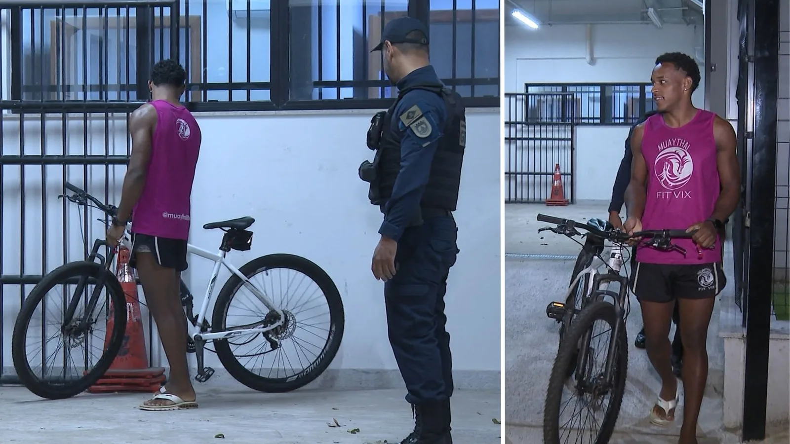 Professor recupera bicicleta furtada após perseguir suspeito em Vitória