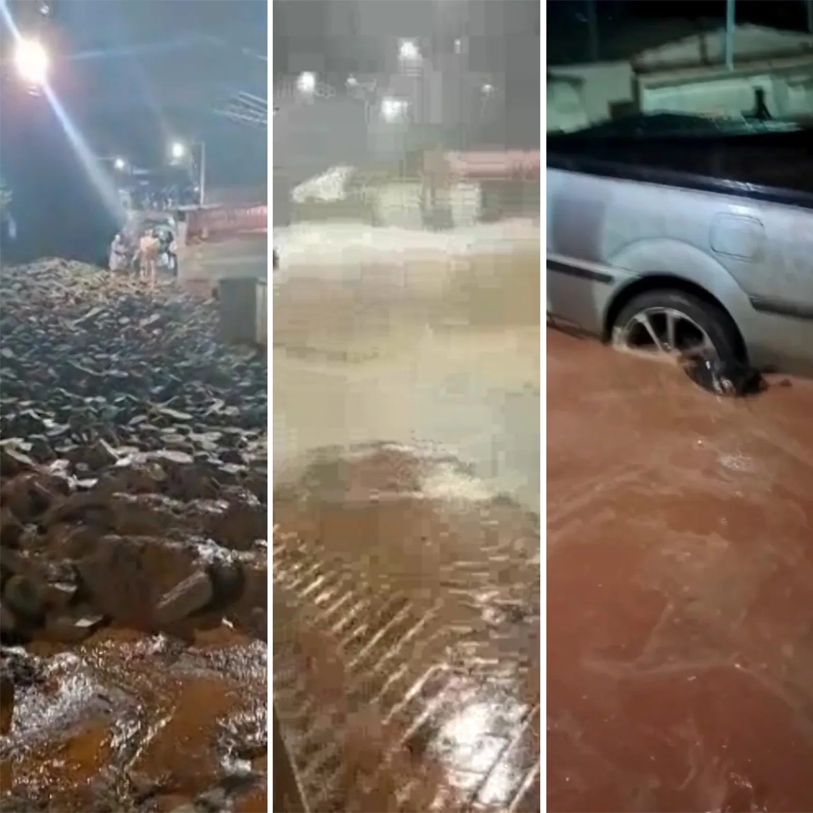 Chuva causa inundações e enxurradas em cidades de Minas Gerais