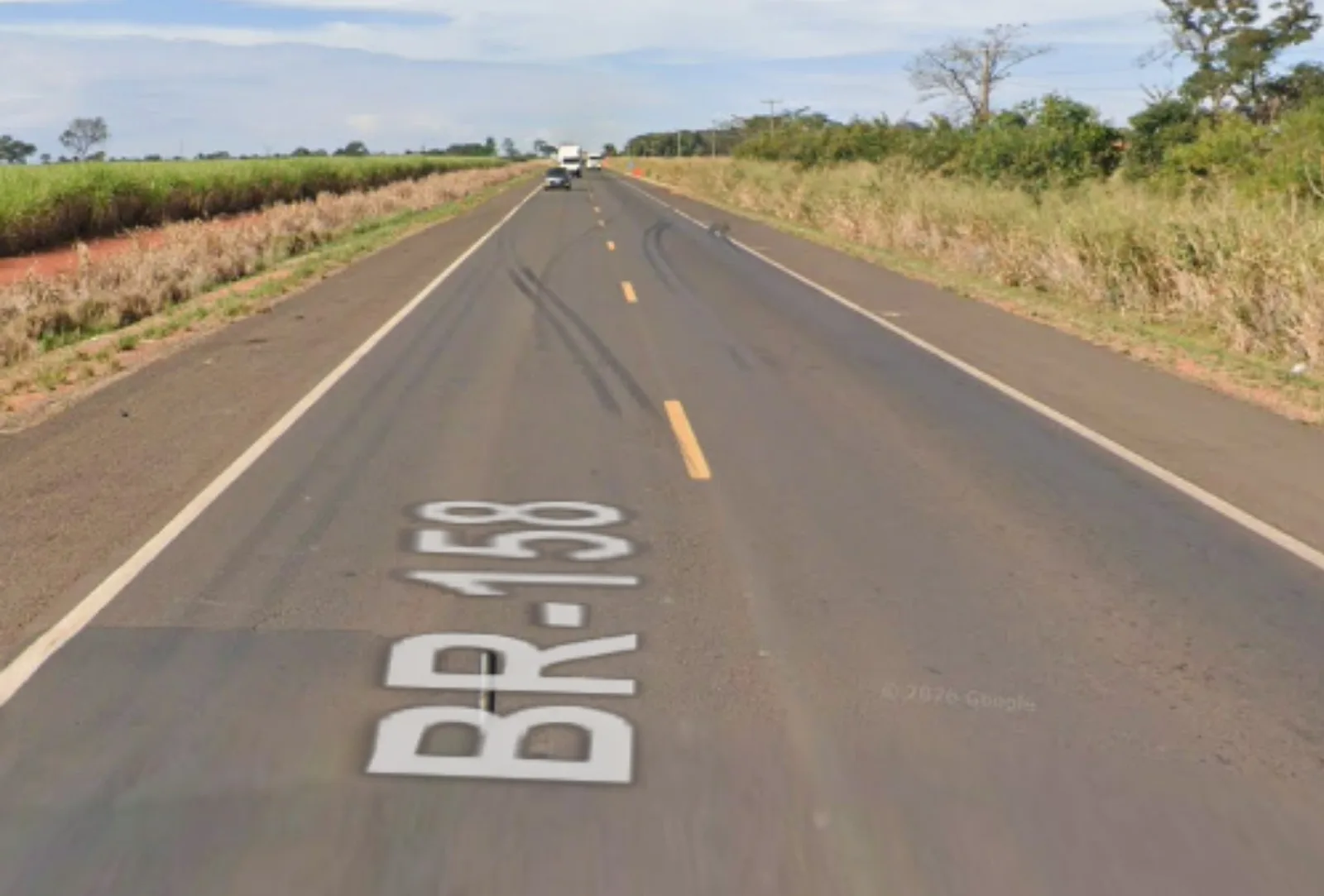 Colisão na BR-158 mata motorista e deixa dois feridos em Aparecida do Taboado