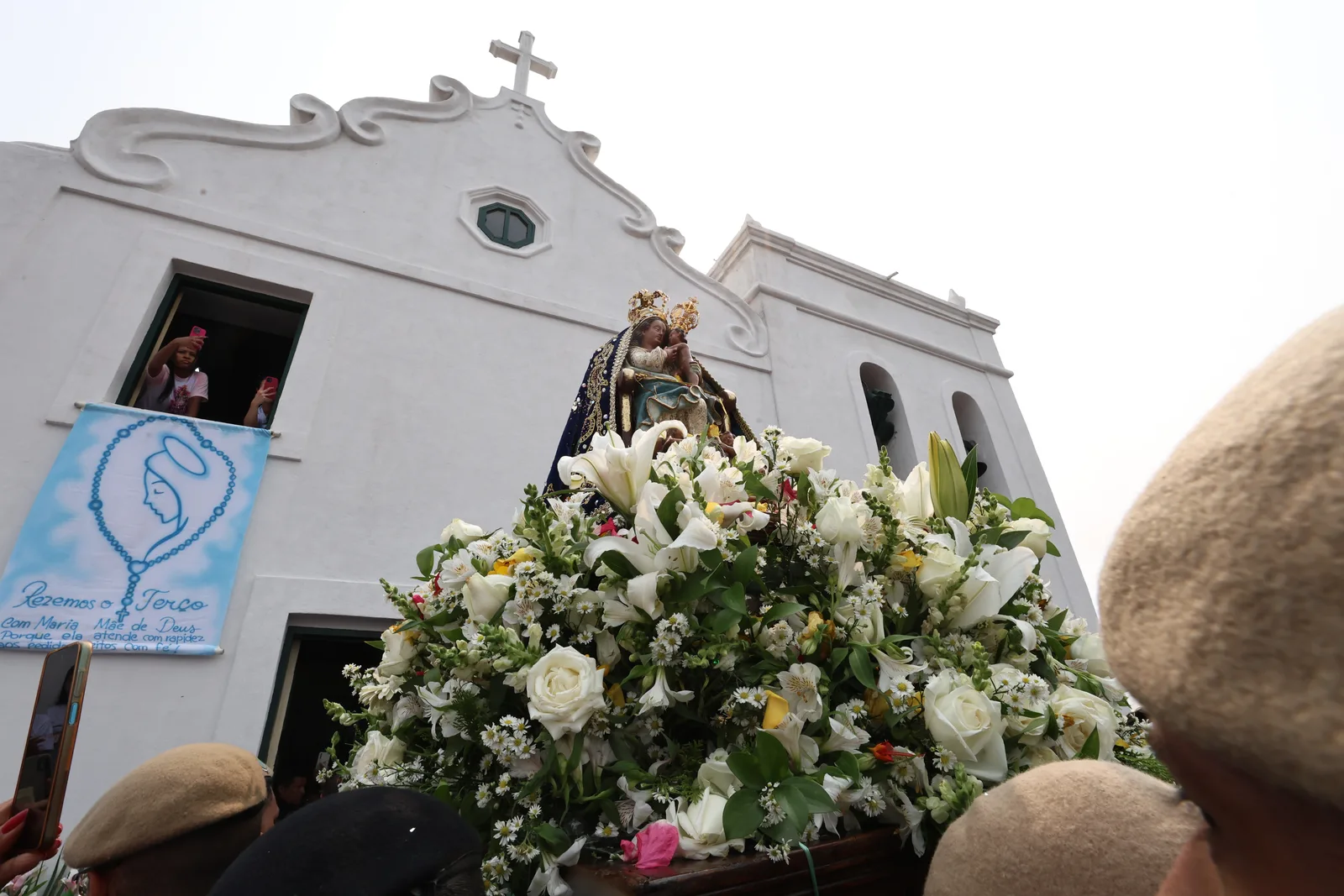 Santos terá missas e procissão em homenagem à padroeira nesta terça-feira
