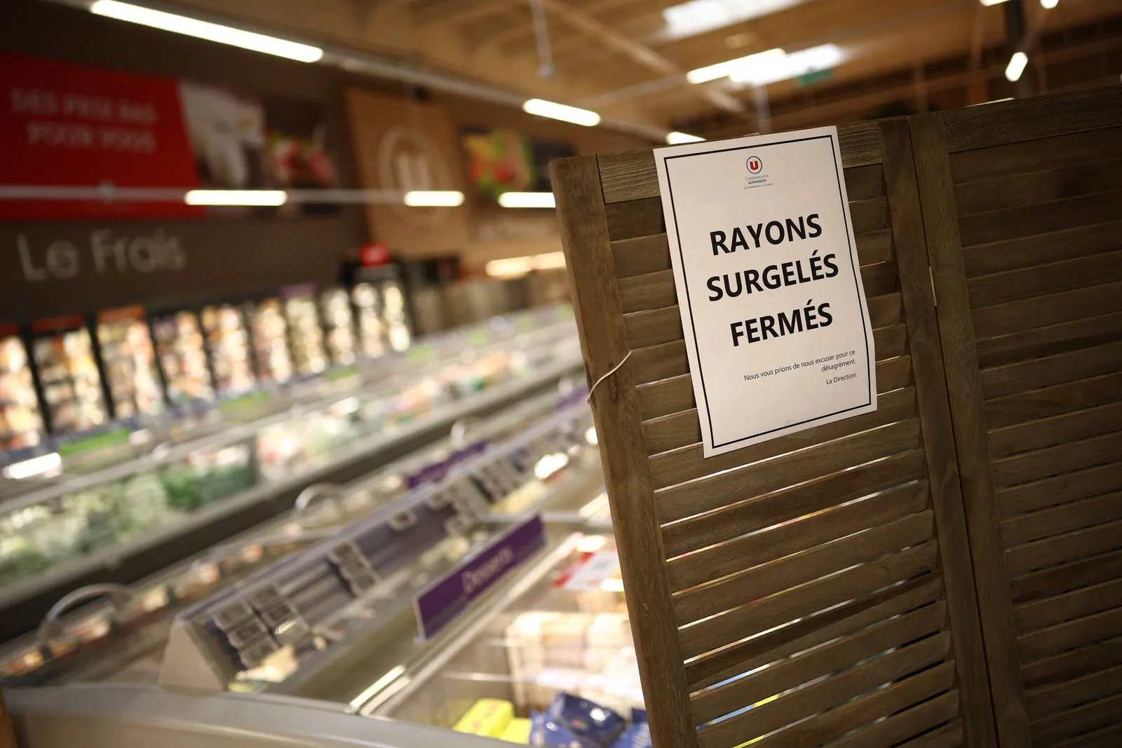 Ataque eleva temperatura de refrigeradores em supermercados franceses