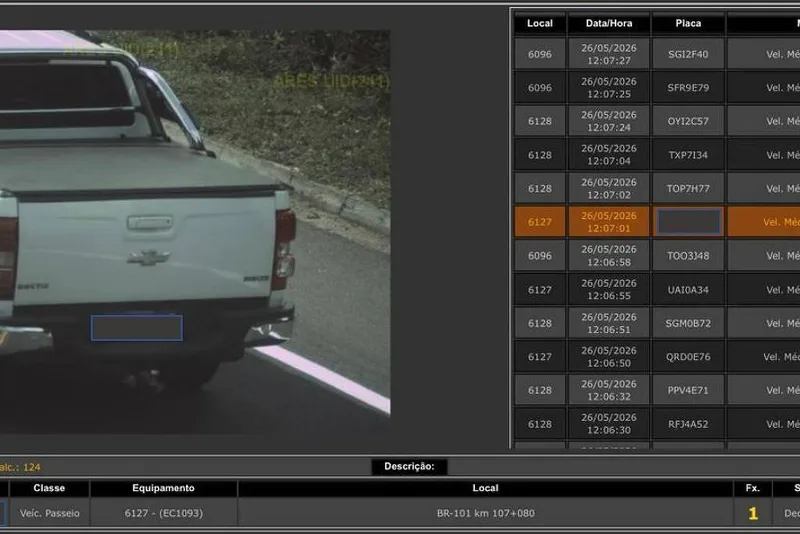 ANTT interrompe temporariamente testes de radares por velocidade média