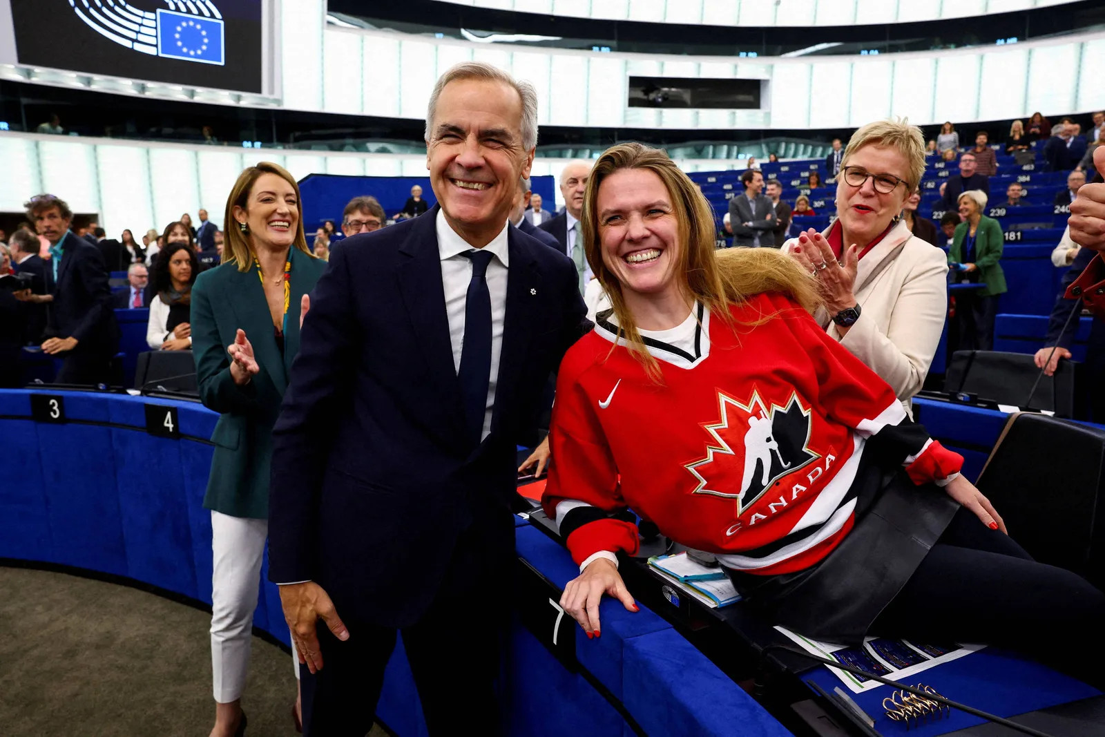 Carney defende parceria entre Canadá e UE diante de ameaças comerciais de Trump