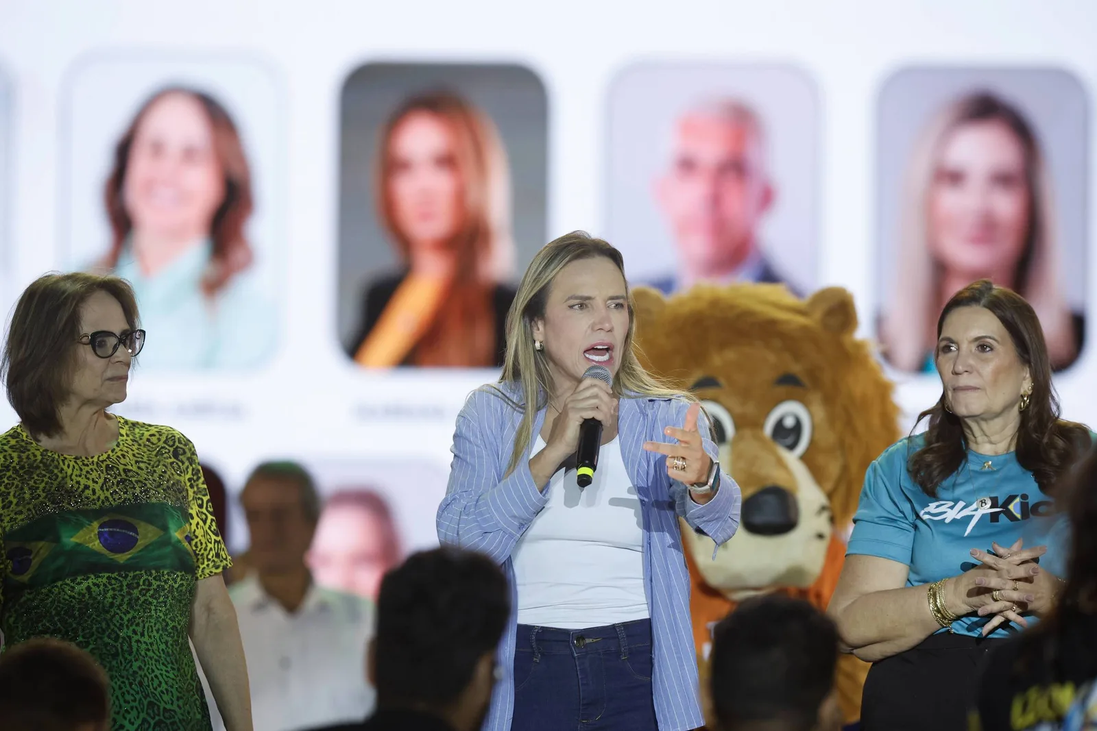 Celina Leão falta a debate e é criticada por operações do BRB