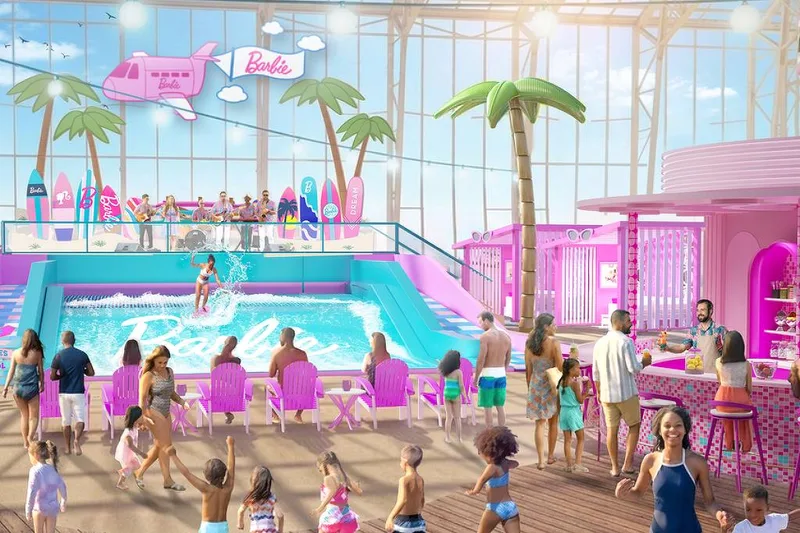 Mattel anuncia parque aquático com atrações de Barbie e Hot Wheels nos EUA