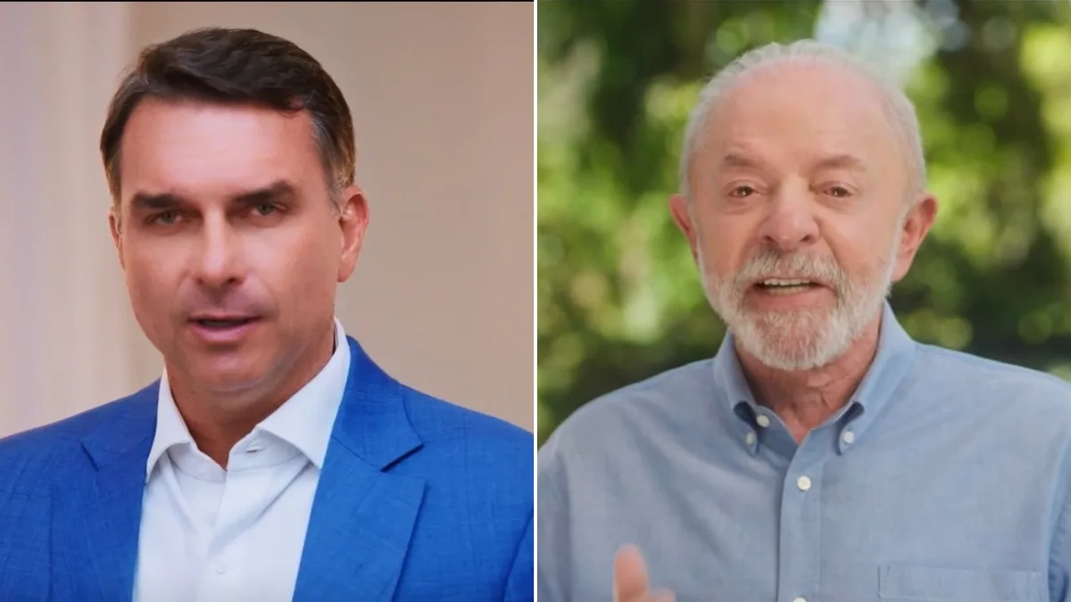 Flávio promete manter benefícios, e Lula critica cortes do governo Bolsonaro