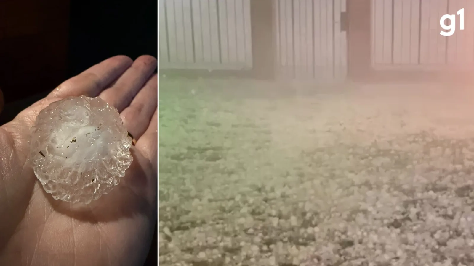 Granizo atinge 1.314 casas e deixa 6.347 pessoas afetadas no RS