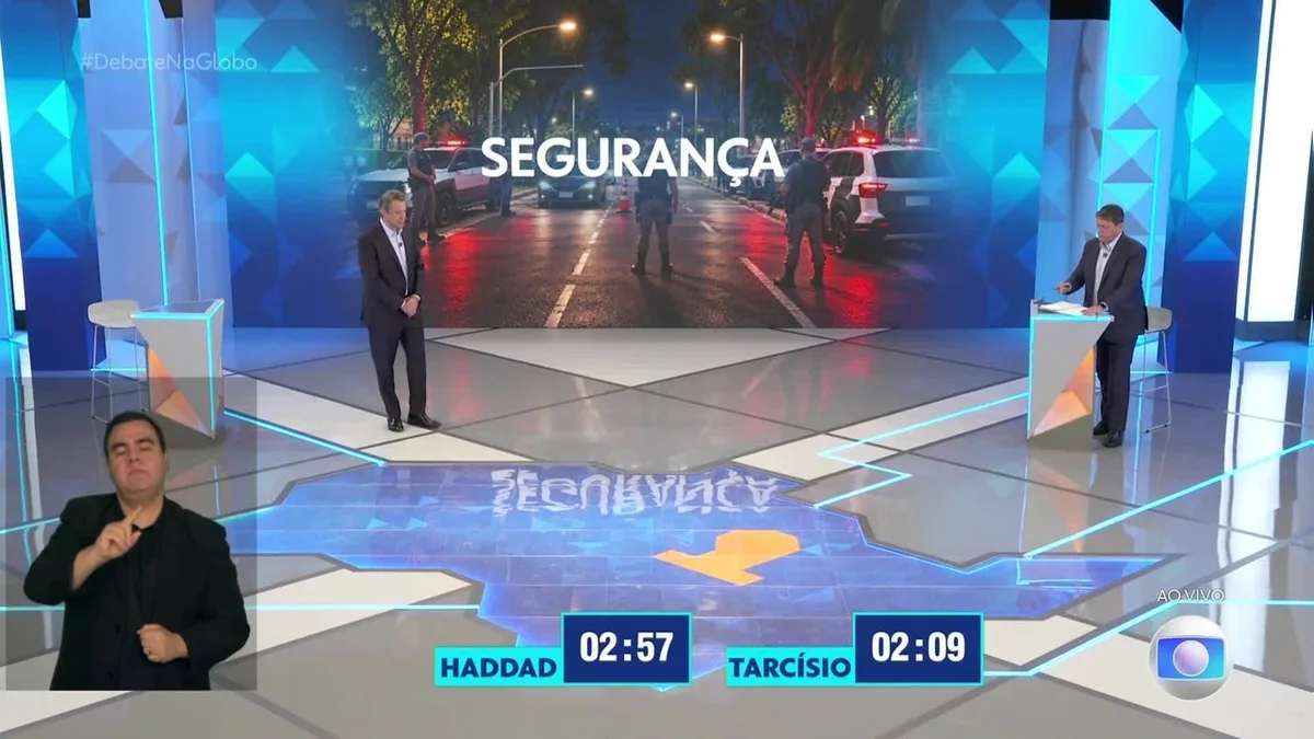 Saúde vira foco de embate entre Tarcísio e Haddad em debate