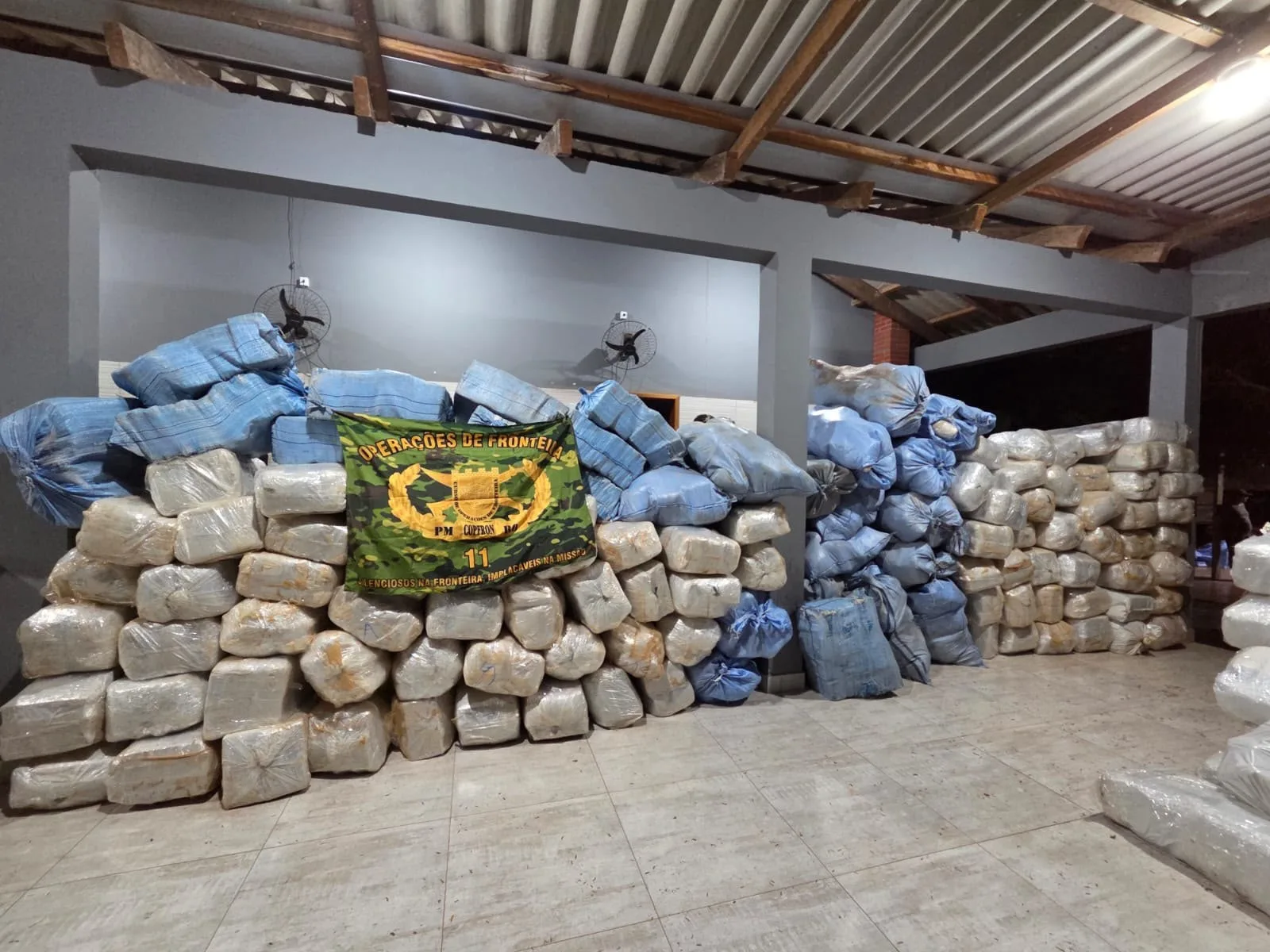 Operação apreende 3.644,7 kg de drogas e prende quatro em Rondônia