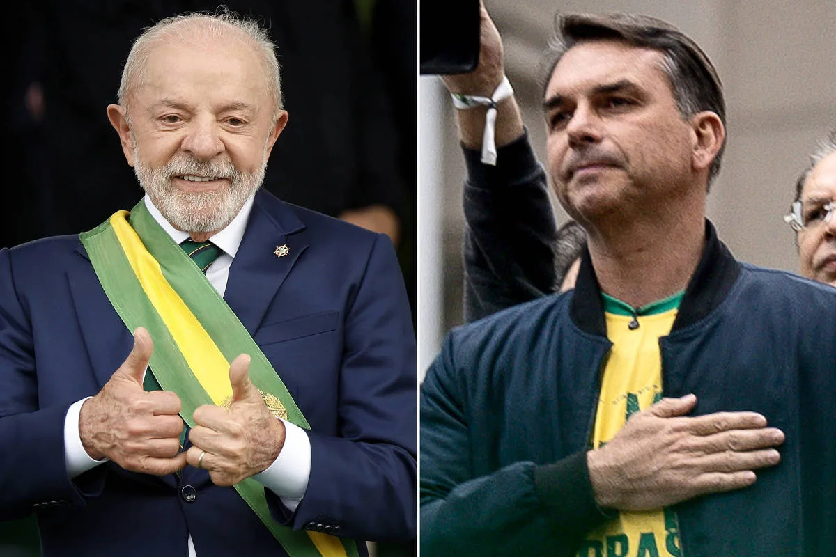 Flávio Bolsonaro explora crise do STF, enquanto Lula aposta em cerimônia oficial