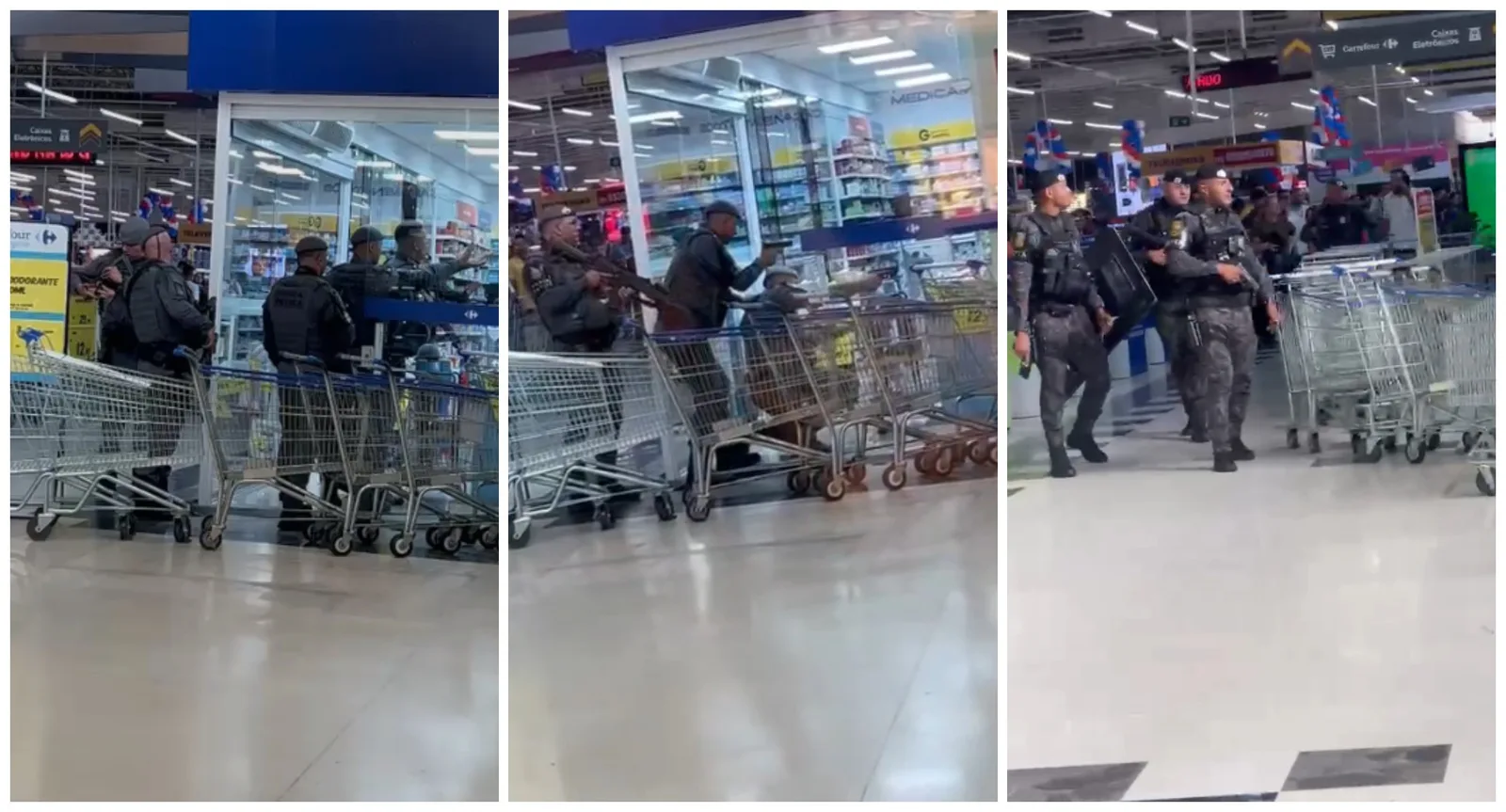 Polícia isola supermercado após funcionária ser mantida sob ameaça em São Paulo