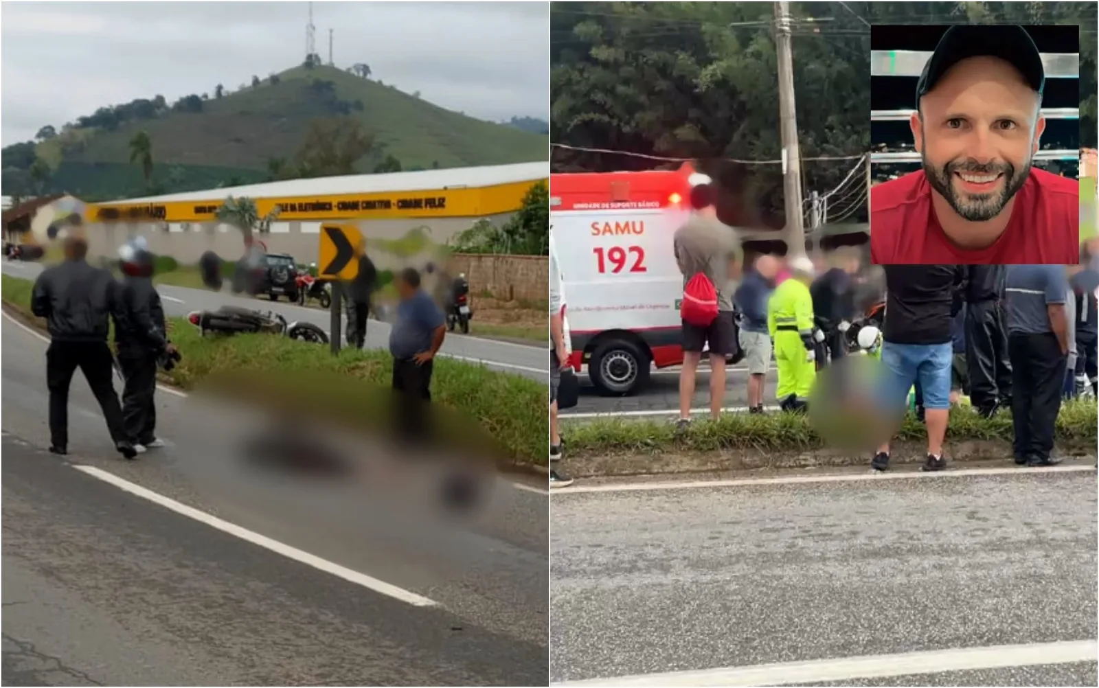 Motociclista morre após acidente na BR-459 durante retorno de Aparecida