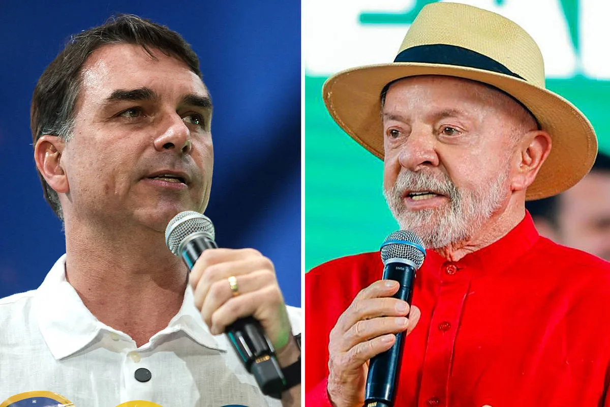 Flávio Bolsonaro acusa Lula de ataques, enquanto PT compara governos na TV