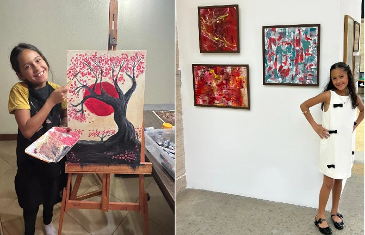 Valentina Lazarini levará sete obras a mostras no Japão