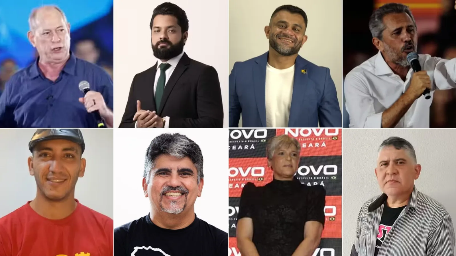 Candidatos ao governo do Ceará fazem carreatas e motocarreata em campanha