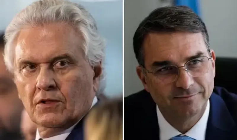 “Chance zero”: entorno de Caiado descarta apoio a Flávio Bolsonaro no segundo turno