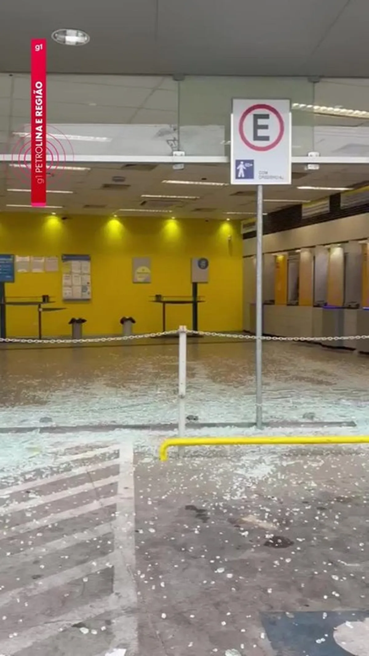 Homem é detido após vandalismo em banco e ataque a imagem religiosa em Petrolina