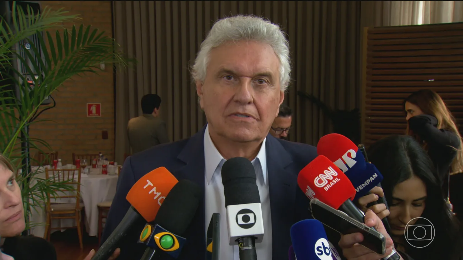 Caiado defende limite para gastos públicos em agenda com empresários em São Paulo