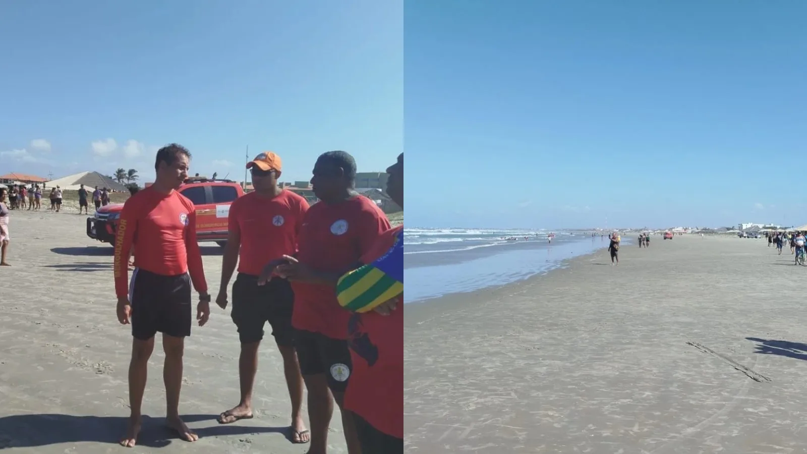 Bombeiros procuram jovem desaparecido após afogamento no litoral do Piauí