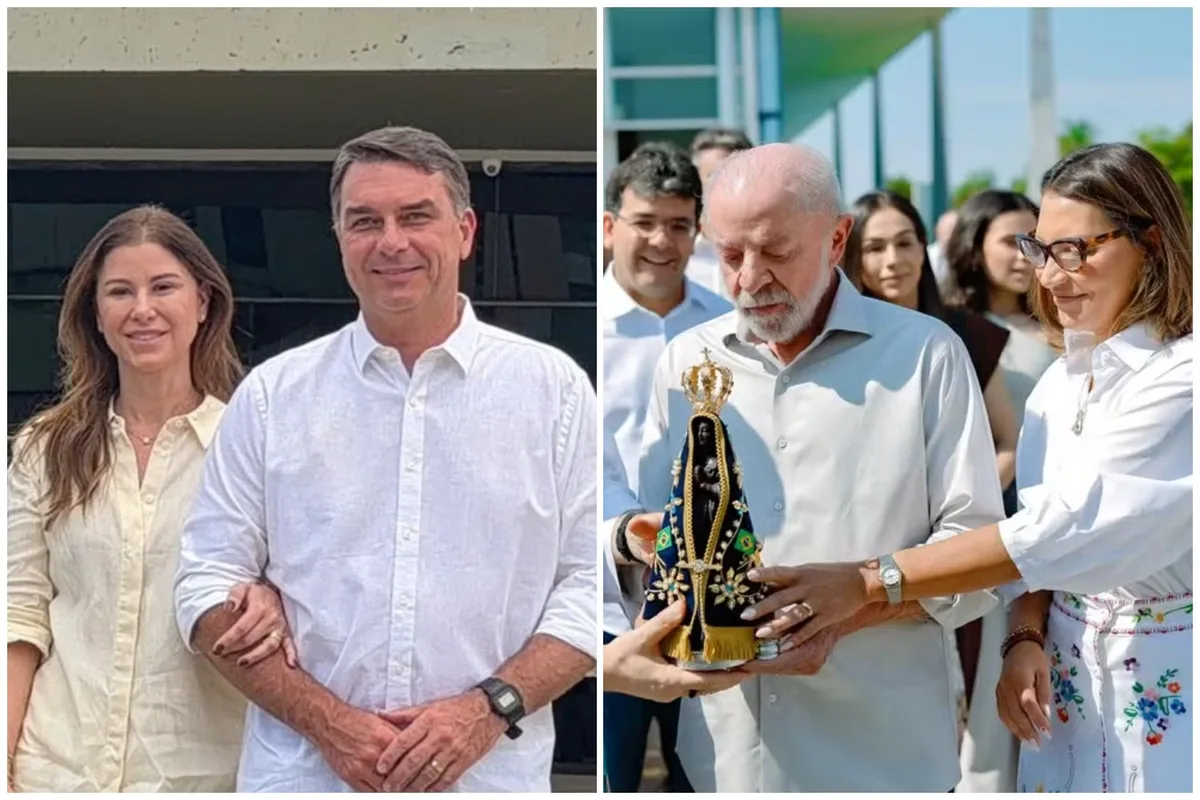 Programa de Flávio Bolsonaro é exibido sem áudio e destaca Nossa Senhora Aparecida