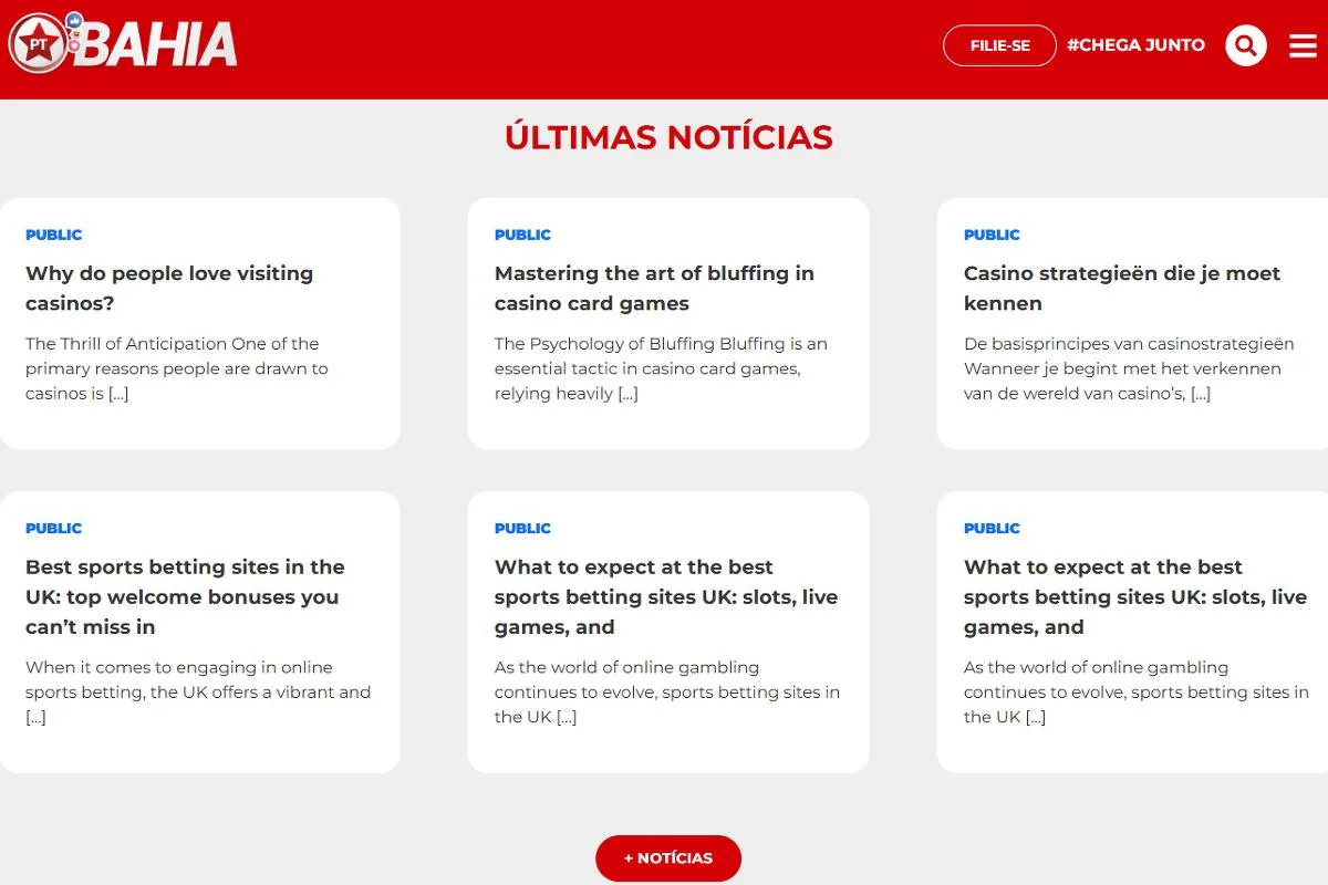Sites ligados a Augusto Cury e ao PT da Bahia são usados para promover bets