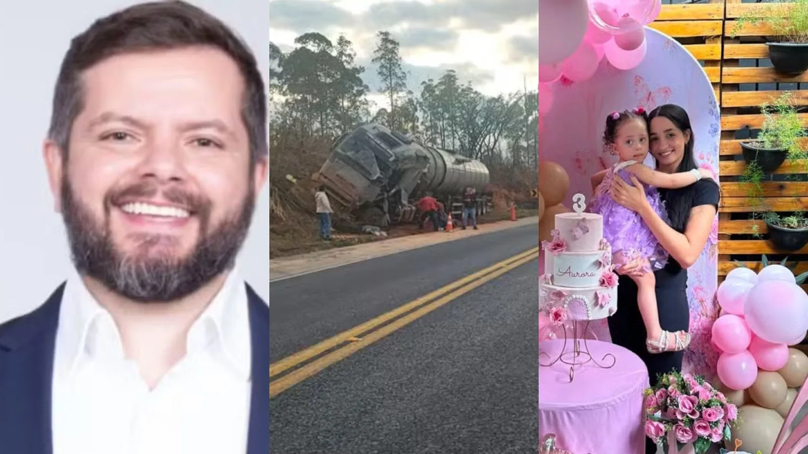 Vice-prefeito mantém salário, acidente mata motorista e menina faz aniversário no hospital