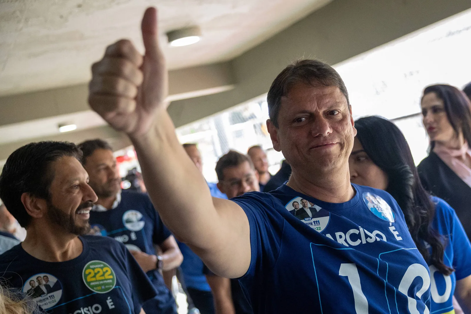 Tarcísio afirma otimismo com eleição e prevê avanço de aliados