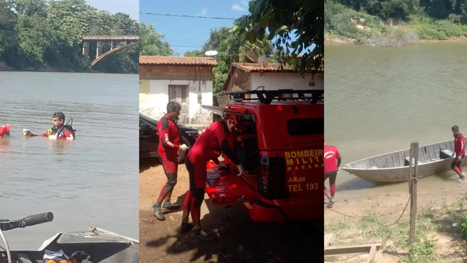 Adolescente é localizado morto após desaparecer no Rio Itapecuru