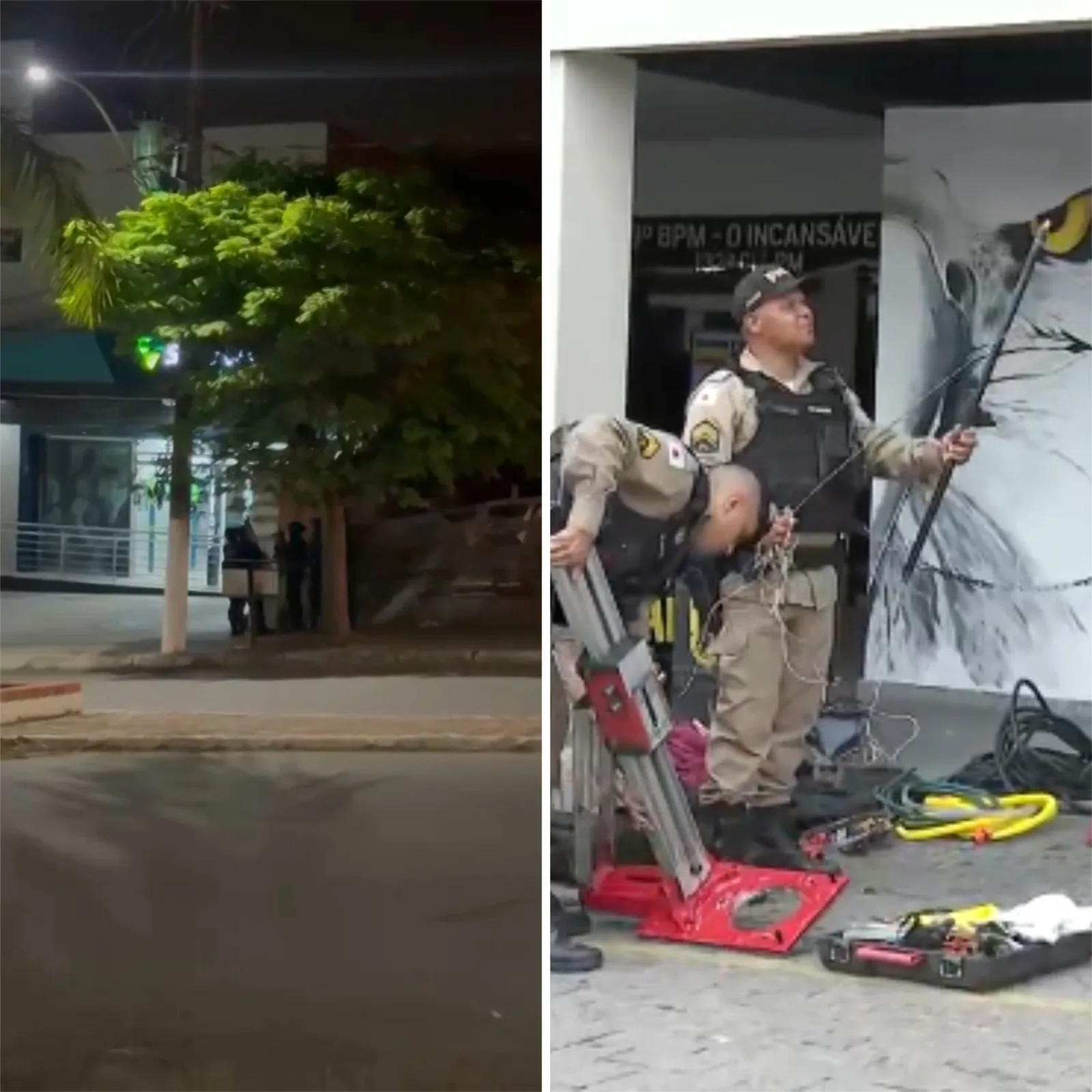 Agências em Santa Luzia e Contagem sofrem tentativas de furto