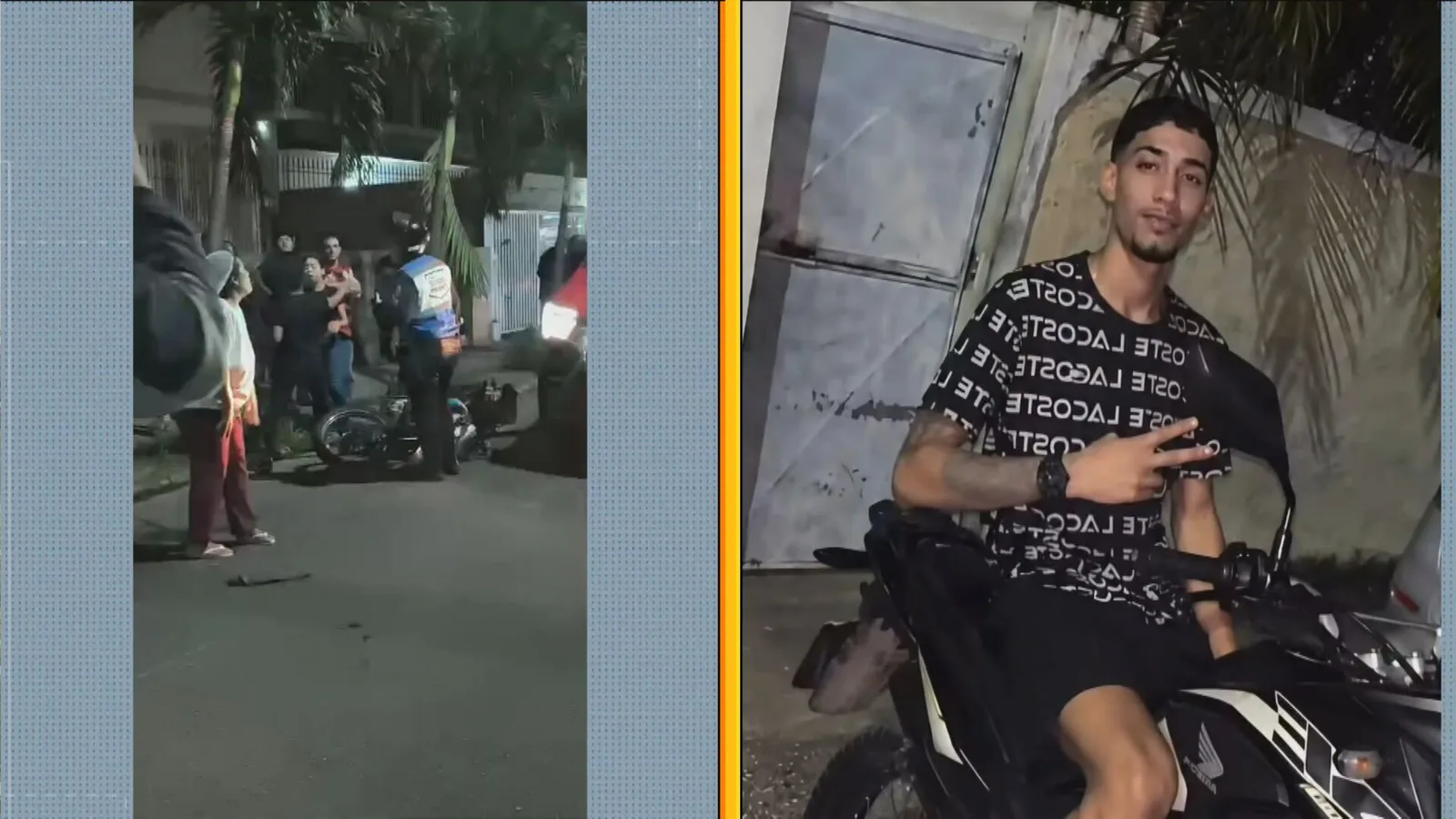 Família doa órgãos de motociclista morto após tiro em abordagem em Niterói