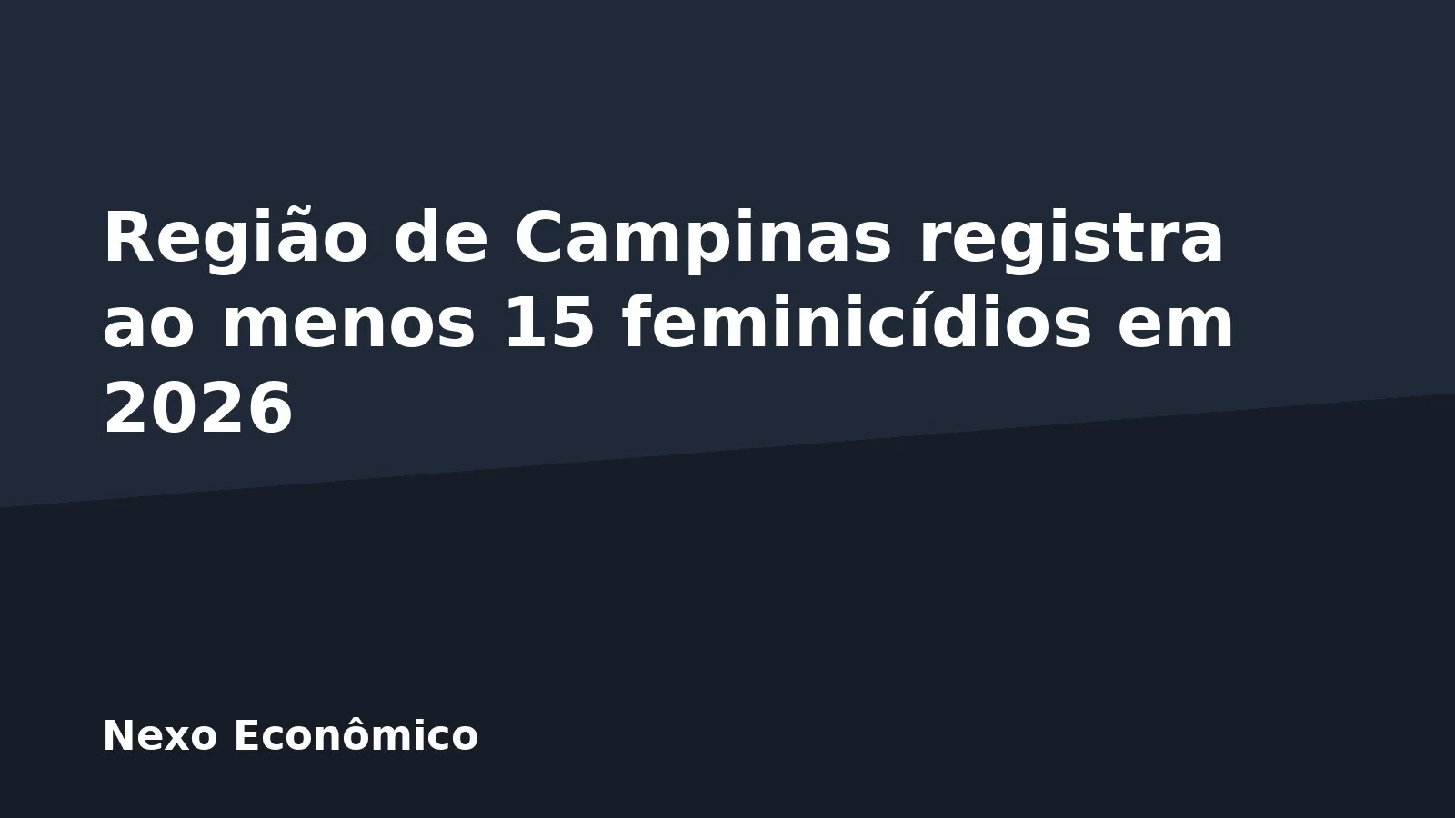 Região de Campinas registra ao menos 15 feminicídios em 2026