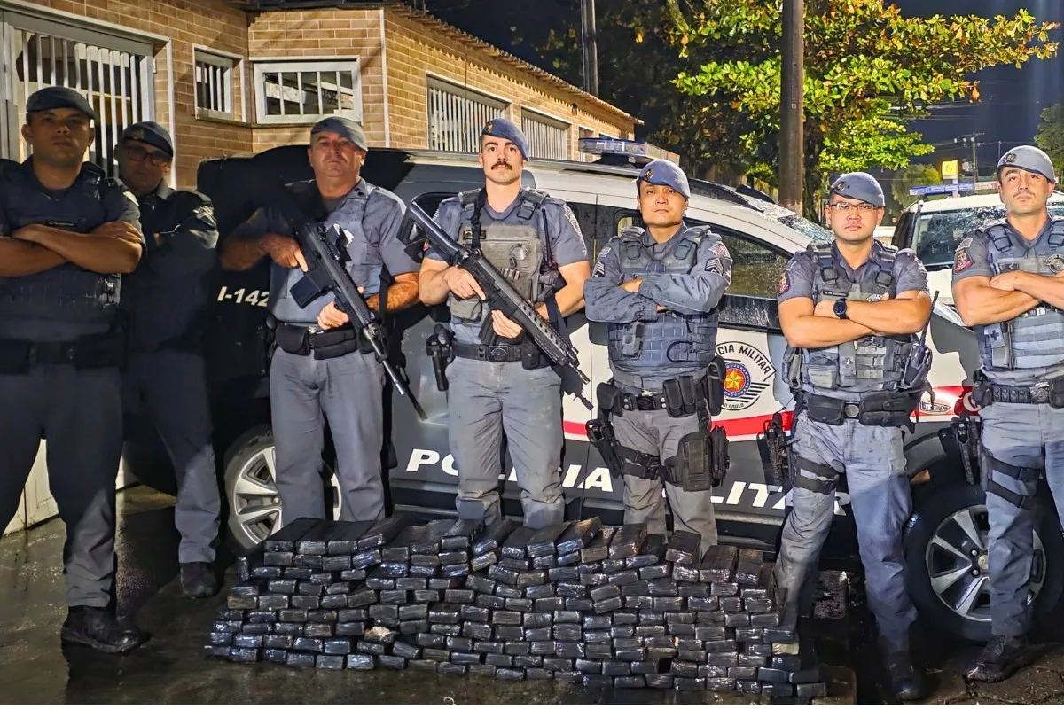 Droga apreendida em Cajati teria como destino Diadema, diz PM