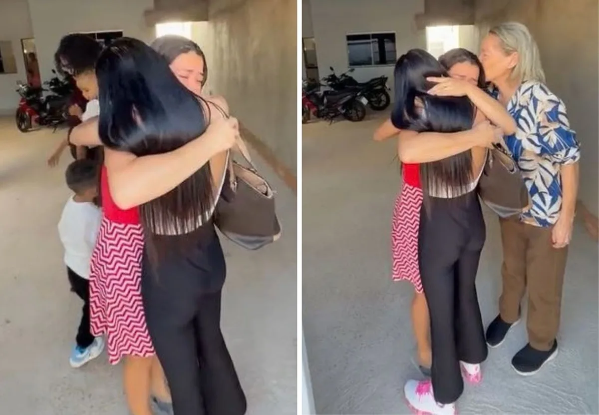 Após uma década na Espanha, Camila volta ao Tocantins com o filho