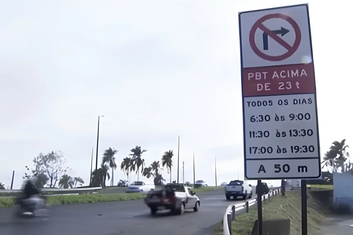 Restrição reduz circulação de caminhões nas BR-050 e BR-365 em Uberlândia
