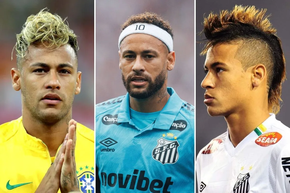Neymar muda barba e revisita trajetória de cortes marcantes