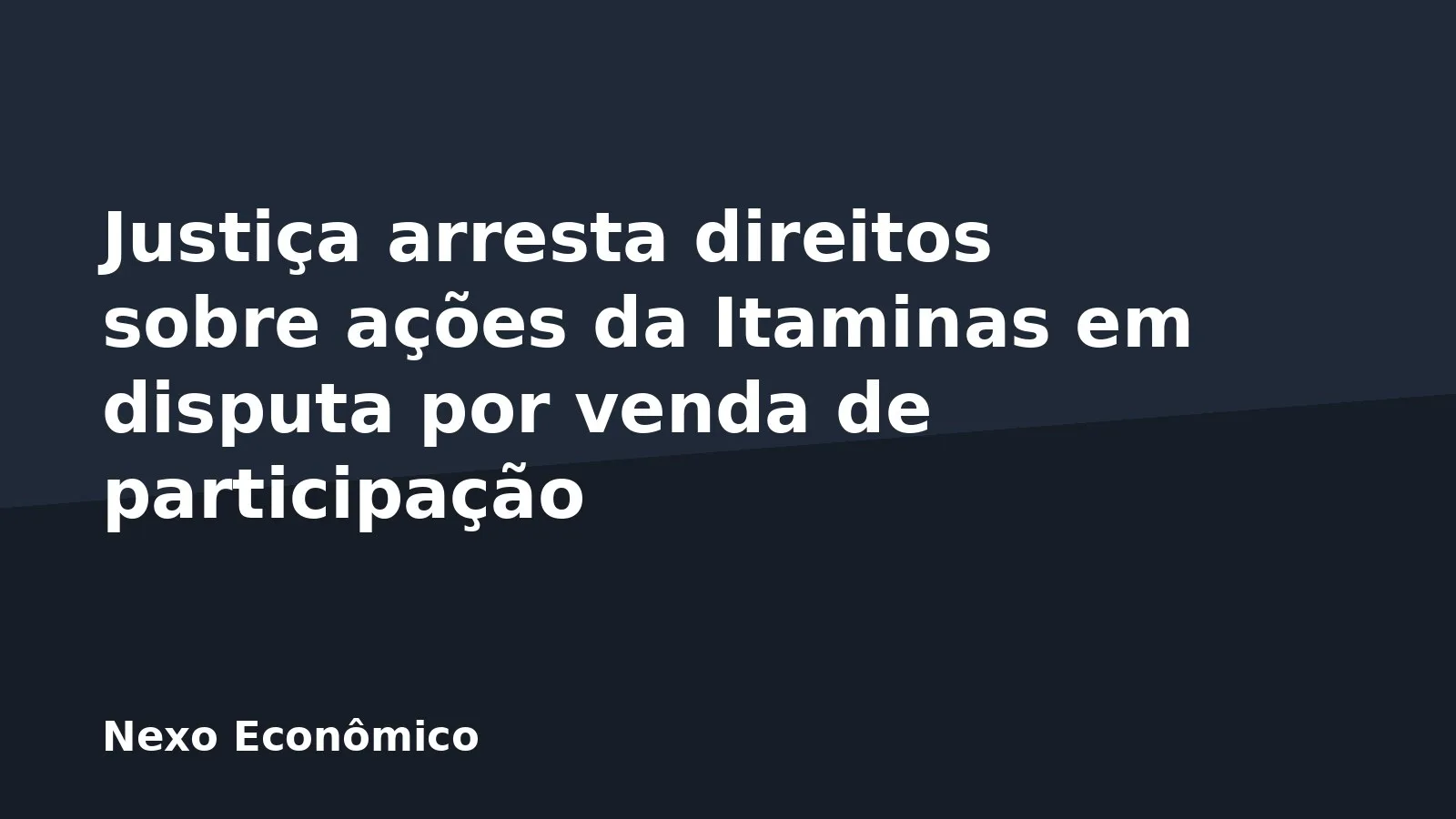 Justiça arresta direitos sobre ações da Itaminas em disputa por venda de participação