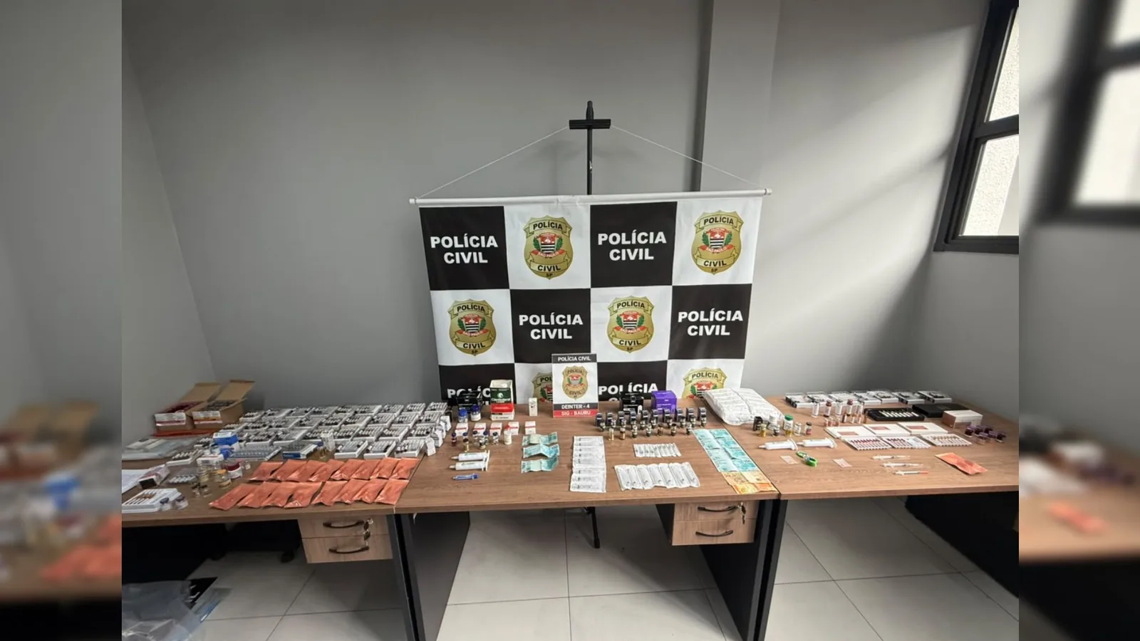 Operação em Bauru prende dois por venda de anabolizantes