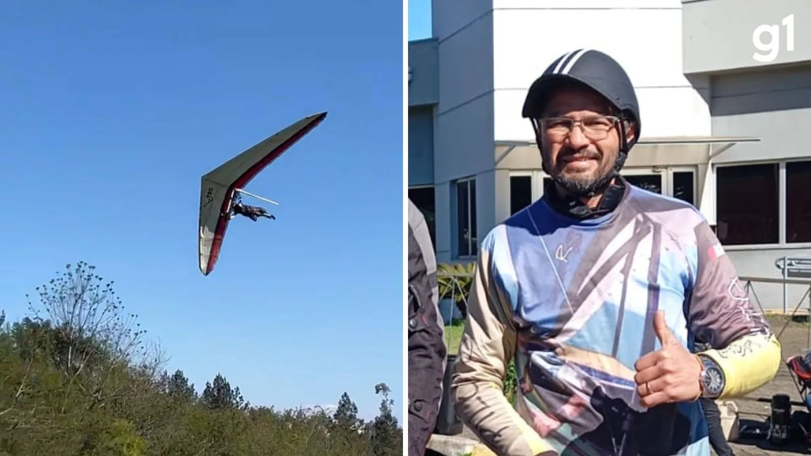 Piloto de asa-delta deixa o coma após queda em Sapiranga