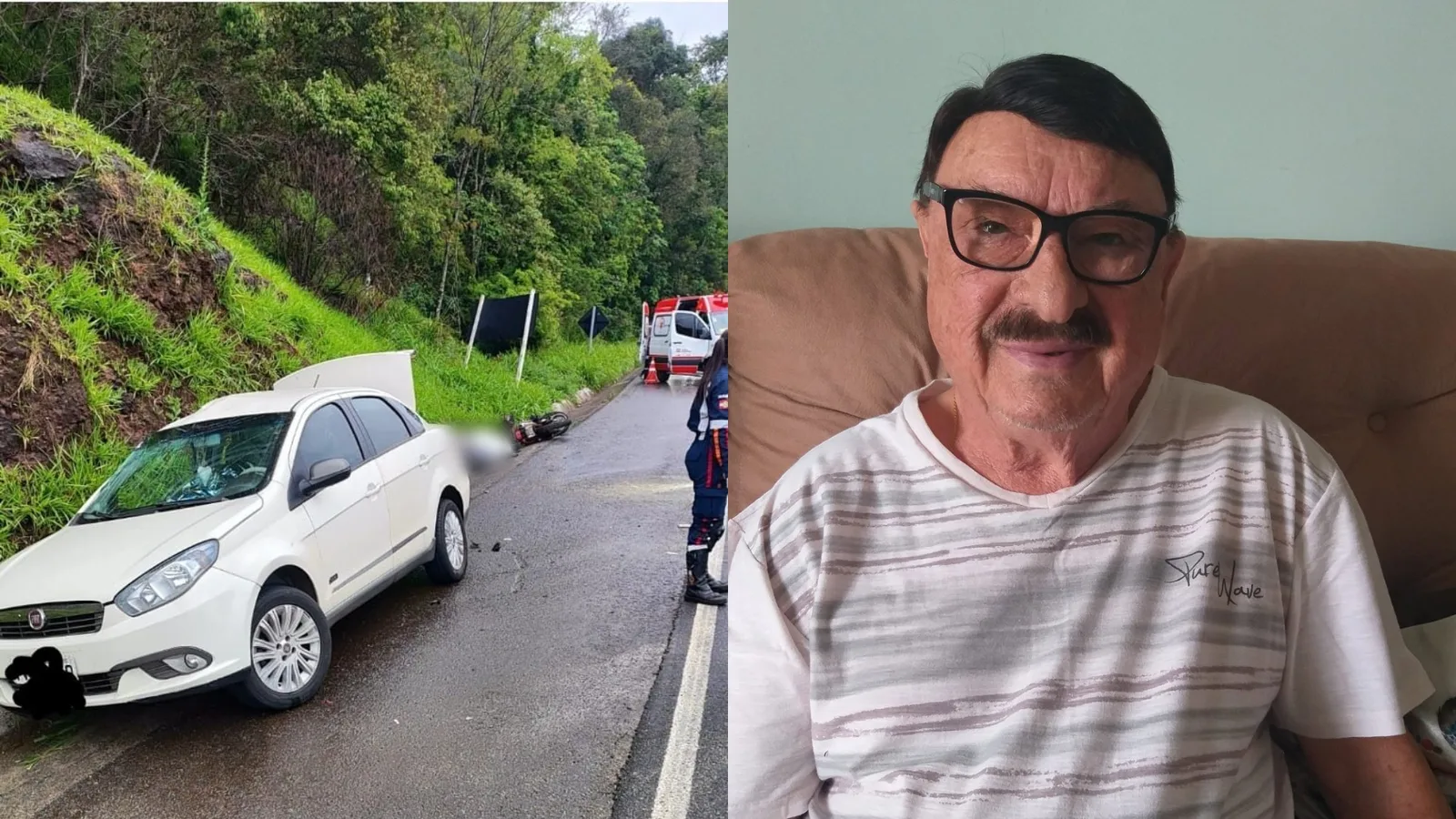 Duas pessoas morrem em acidente entre carro e moto em Chapecó