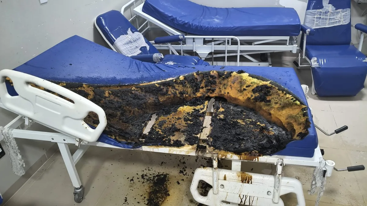 Paciente provoca incêndio em colchão de bloco psiquiátrico em Roraima