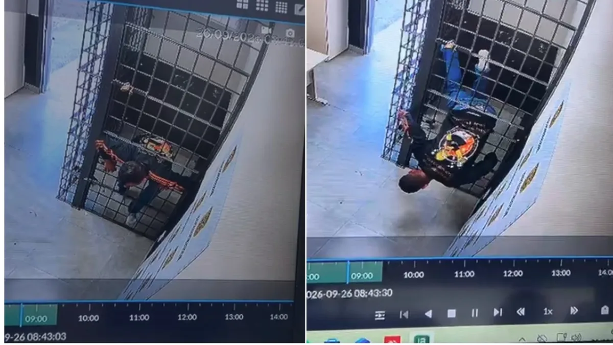 Homem preso por violência doméstica escapa de cela em delegacia de Florianópolis