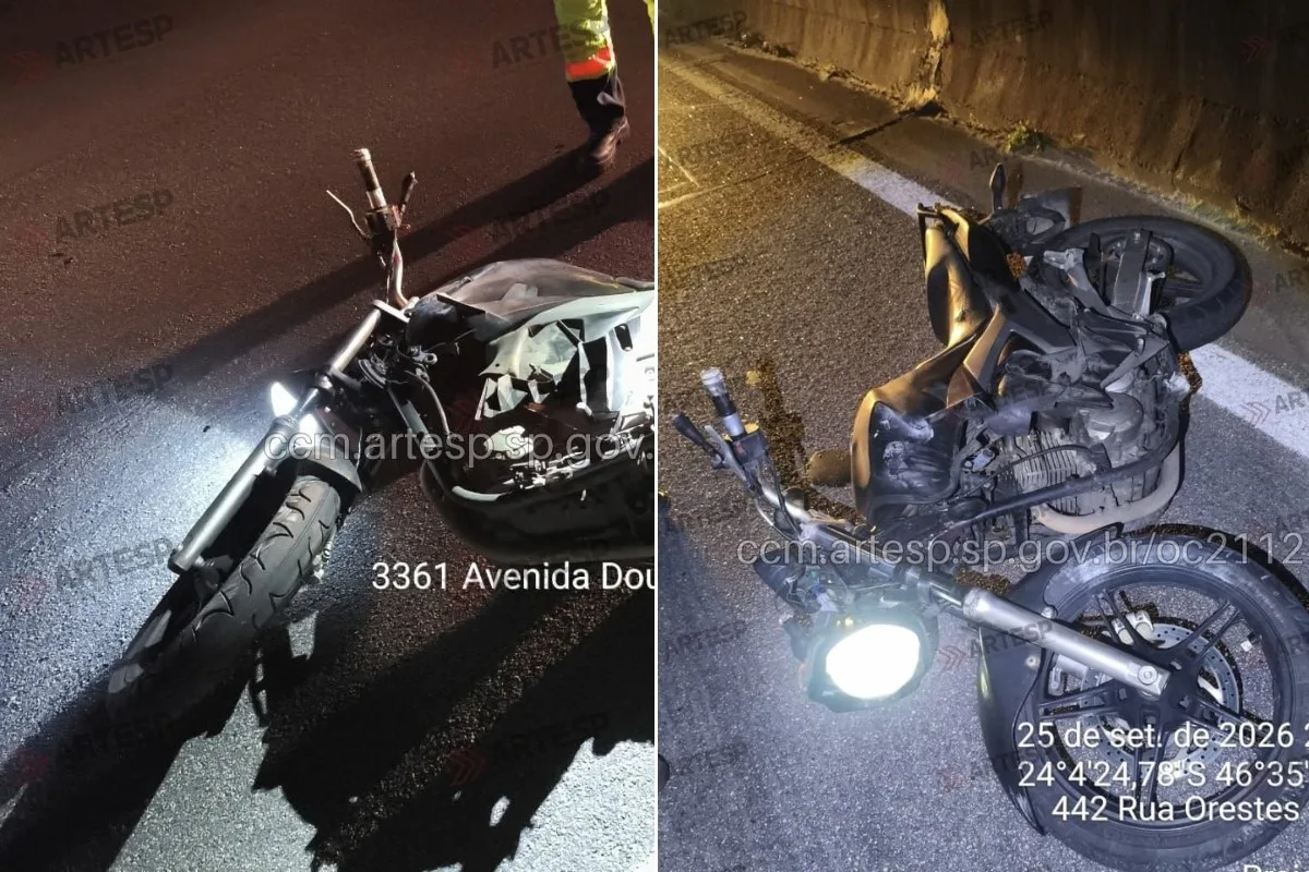 Motociclista morre após queda e atropelamento na Padre Manoel da Nóbrega