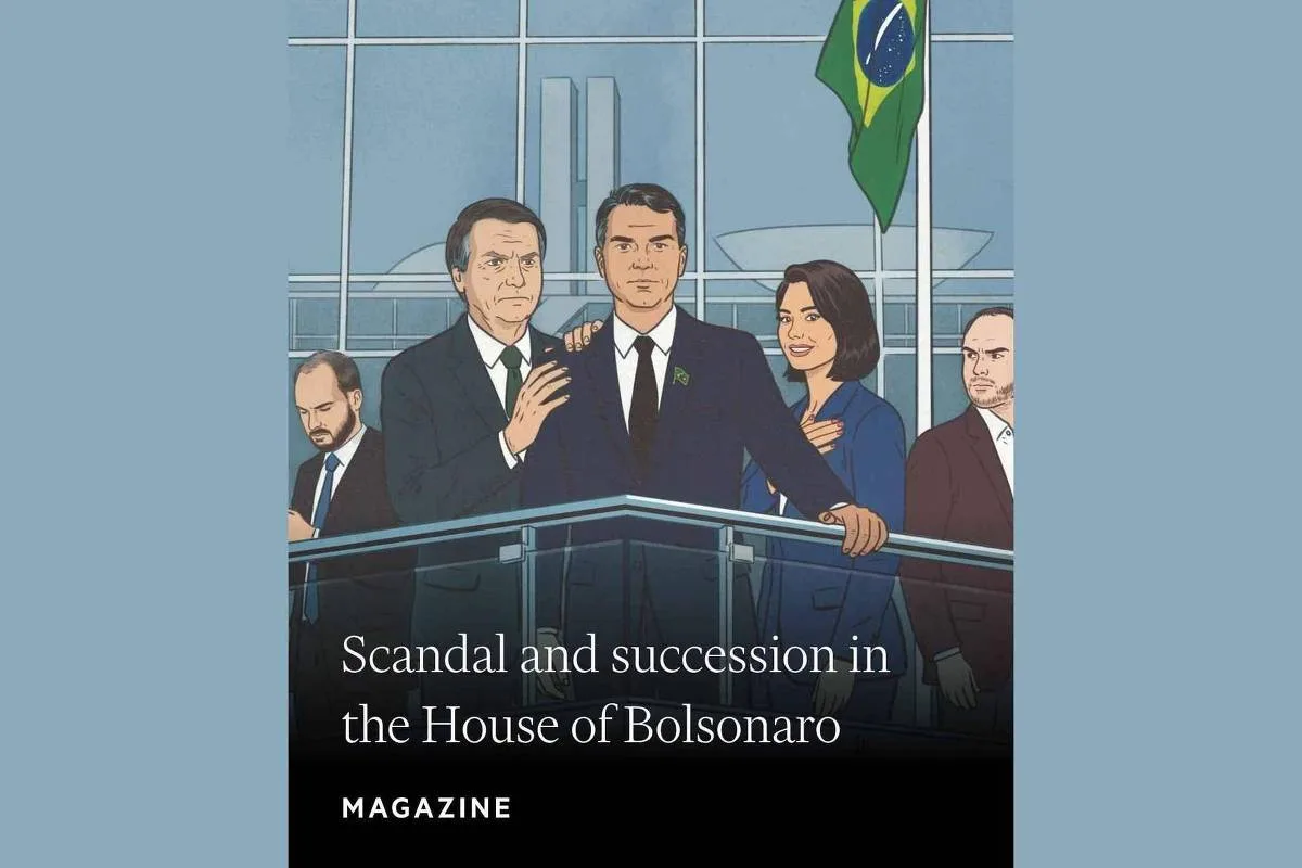 Reportagem do FT descreve disputa familiar e sucessão política dos Bolsonaro