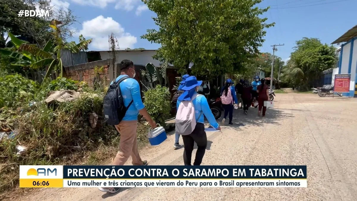 Tabatinga confirma três casos de sarampo, informa fundação de saúde do Amazonas