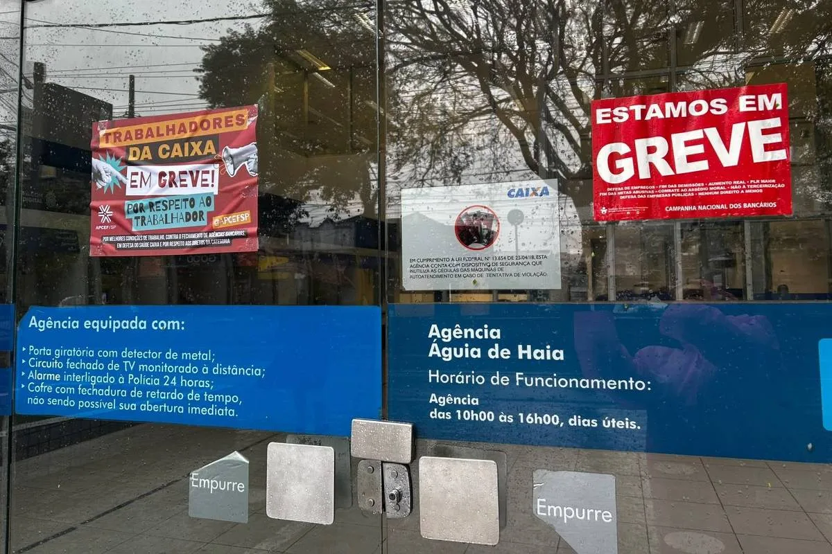 Greve na Caixa continua após bancários recusarem proposta sobre plano de saúde