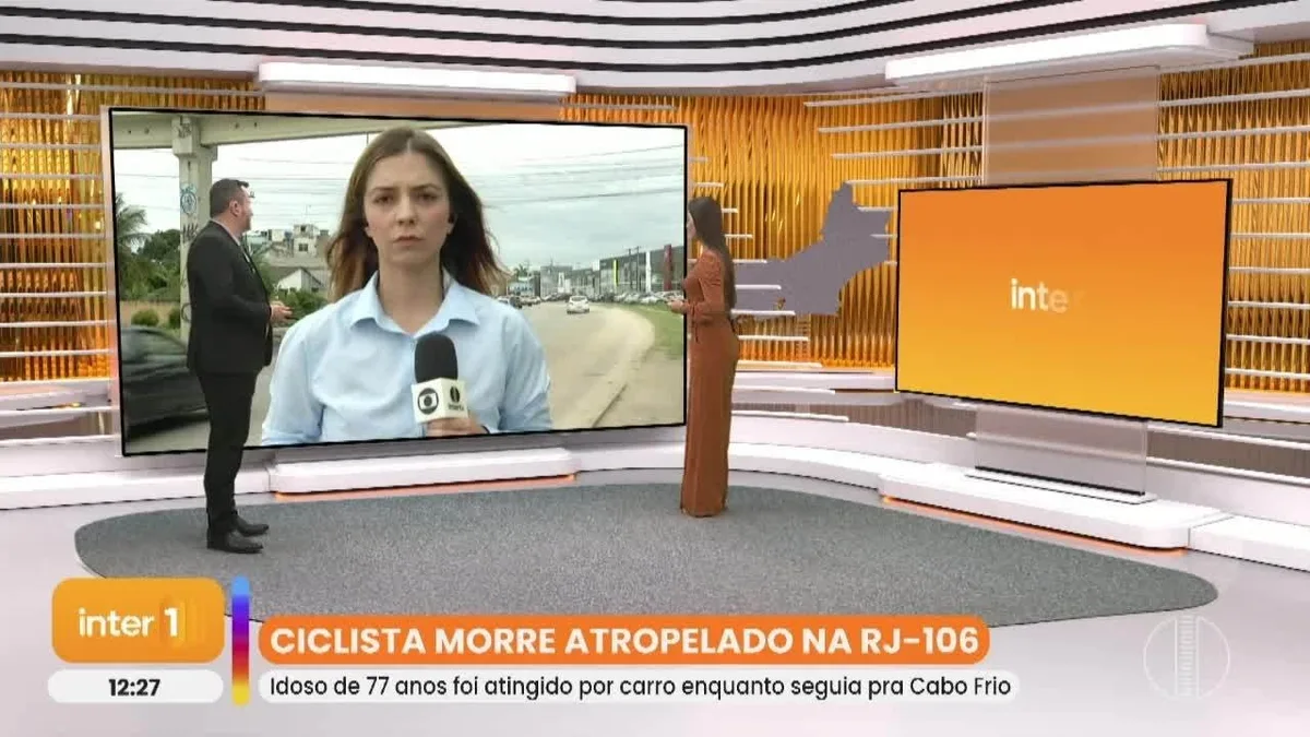 Ciclista morre após colisão com carro na RJ-106, em Cabo Frio
