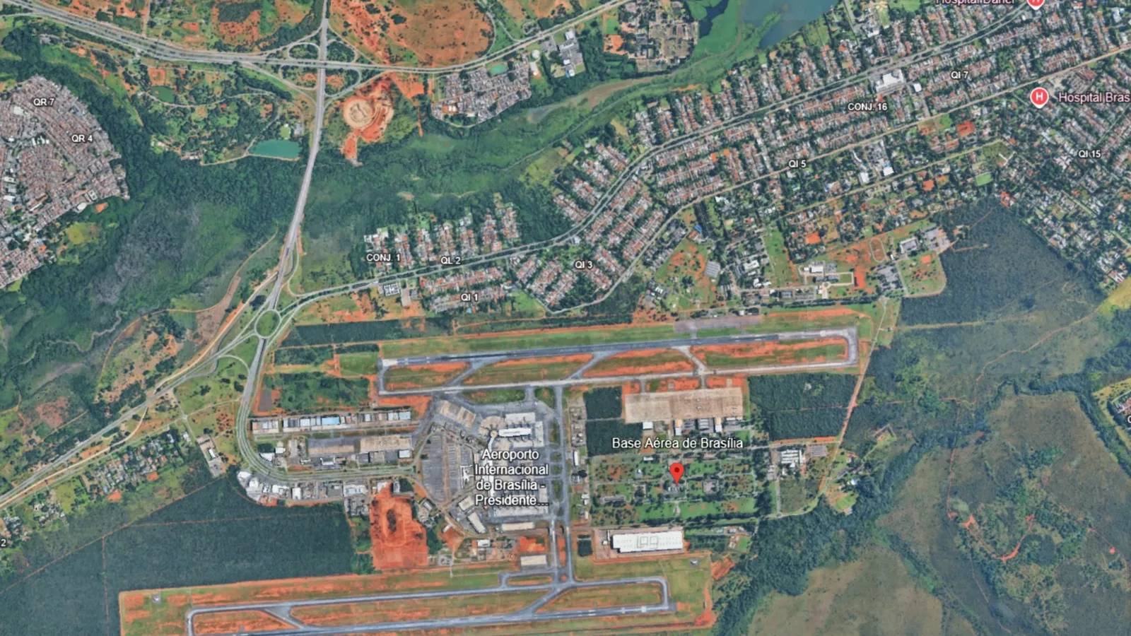 Brasília recomenda chegada antecipada ao aeroporto neste domingo