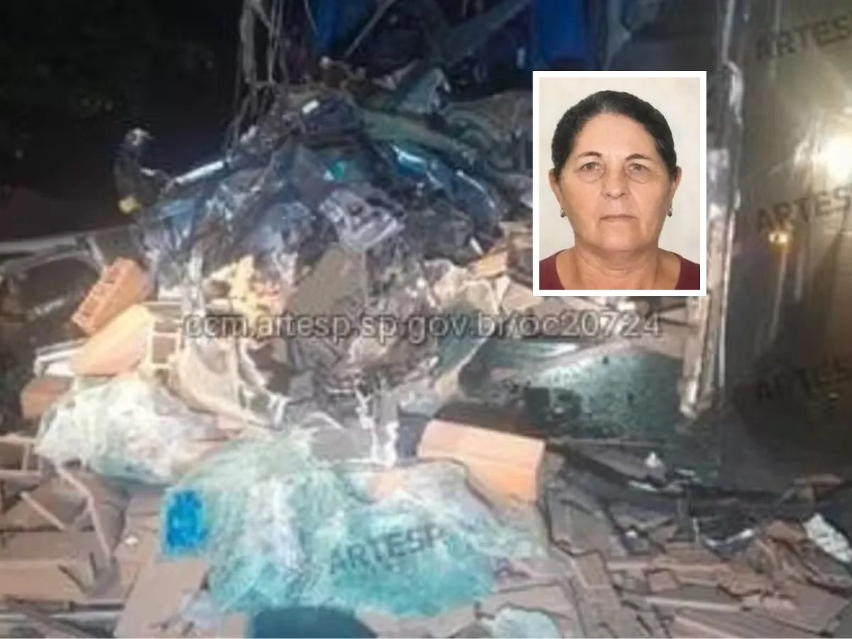 Idosa morre após acidente entre ônibus e caminhão em Araraquara
