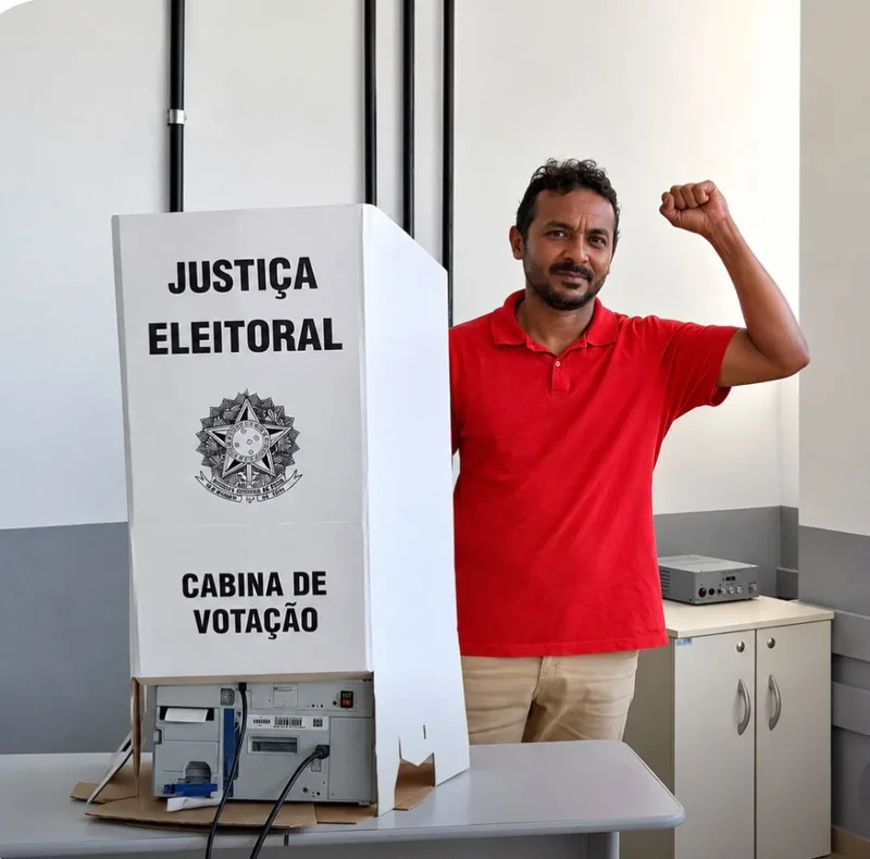 Reginaldo Lima vota e afirma que PCB manterá atuação após eleições